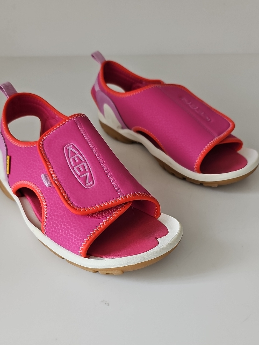 KEEN Bright Pink Kids' Girls 4 Open-Toe Sandals